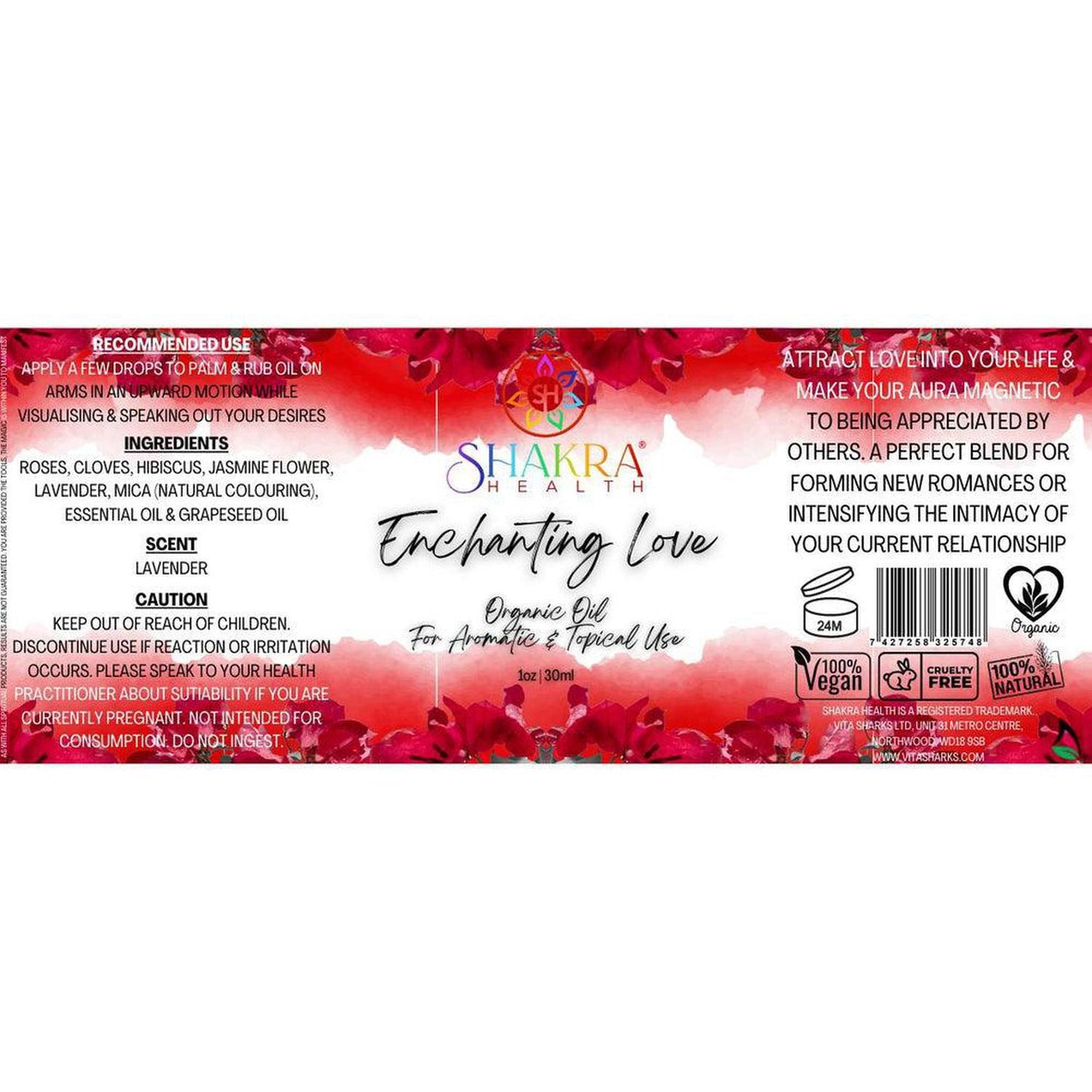 Enchanting Love Ritual Oil | Attraction, Roses, & Self-Love - Reiki-charged Love Ritual Oil with roses to attract new romance & self-love. Powerful lavender-scented blend for manifesting love, vitality & passion. Buy Now at Sacred Remedy