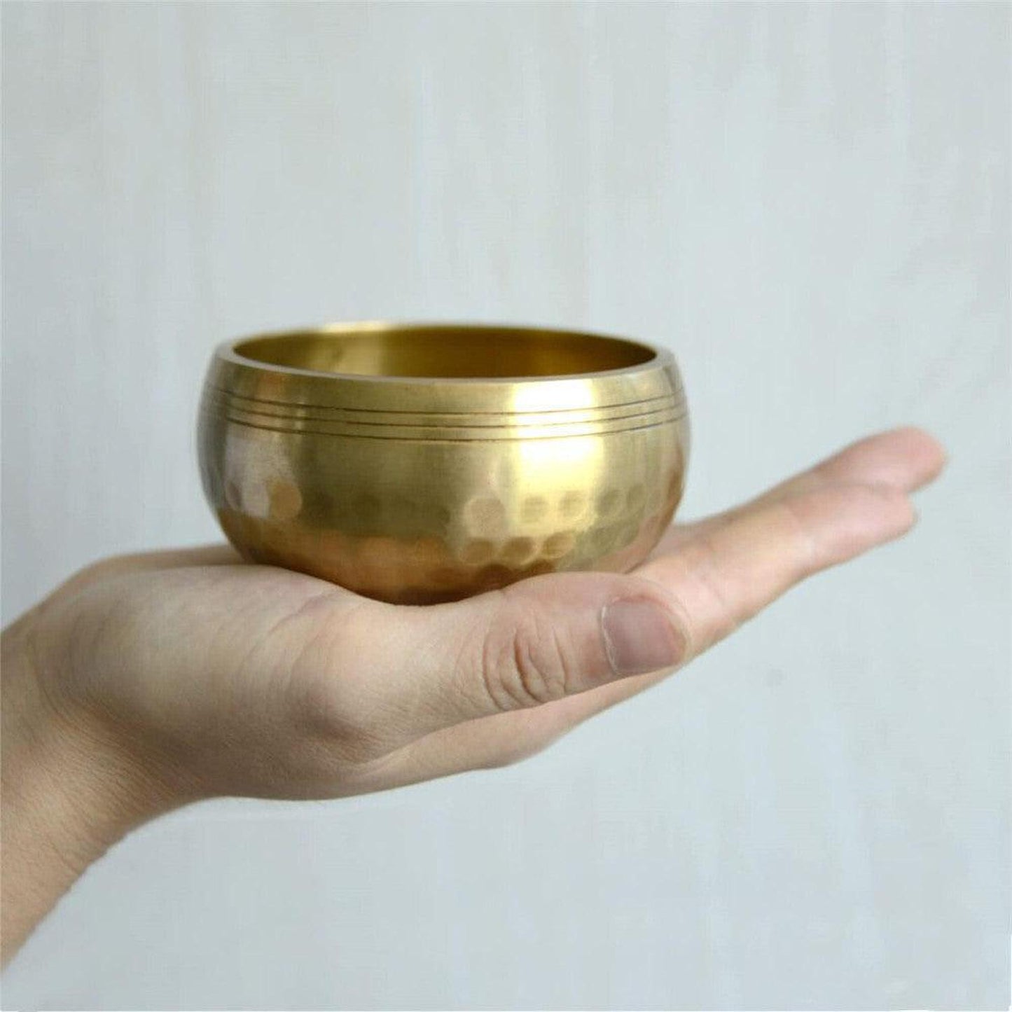 Handcrafted Copper Tibetan Singing Bowl for Meditation - Handcrafted Copper Tibetan Singing Bowl (8cm) for healing, relaxation & meditation. Creates deep tones for mind-body regeneration. Includes striker. Buy Now at Sacred Remedy