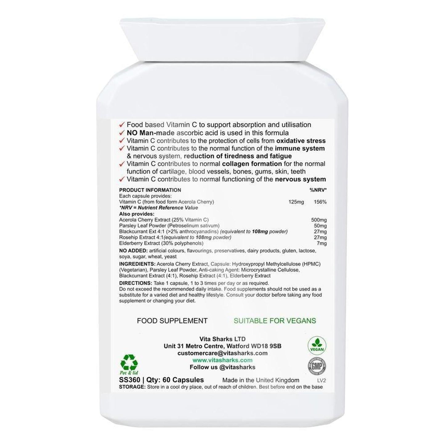 VitaDefence+ Vitamin C | Non Acidic, Food Form Vitamin C Health Supplement - Packed with antioxidants, vitamins, minerals, bioflavonoids, pectins, essential oils, lycopene, carotenoids, plant sterols, catechins, polyphenolics and many other phyto-nutrients, this vitamin C health supplement is gentle and non-acidic. Ideal for long-term usage. Buy Now at Sacred Remedy