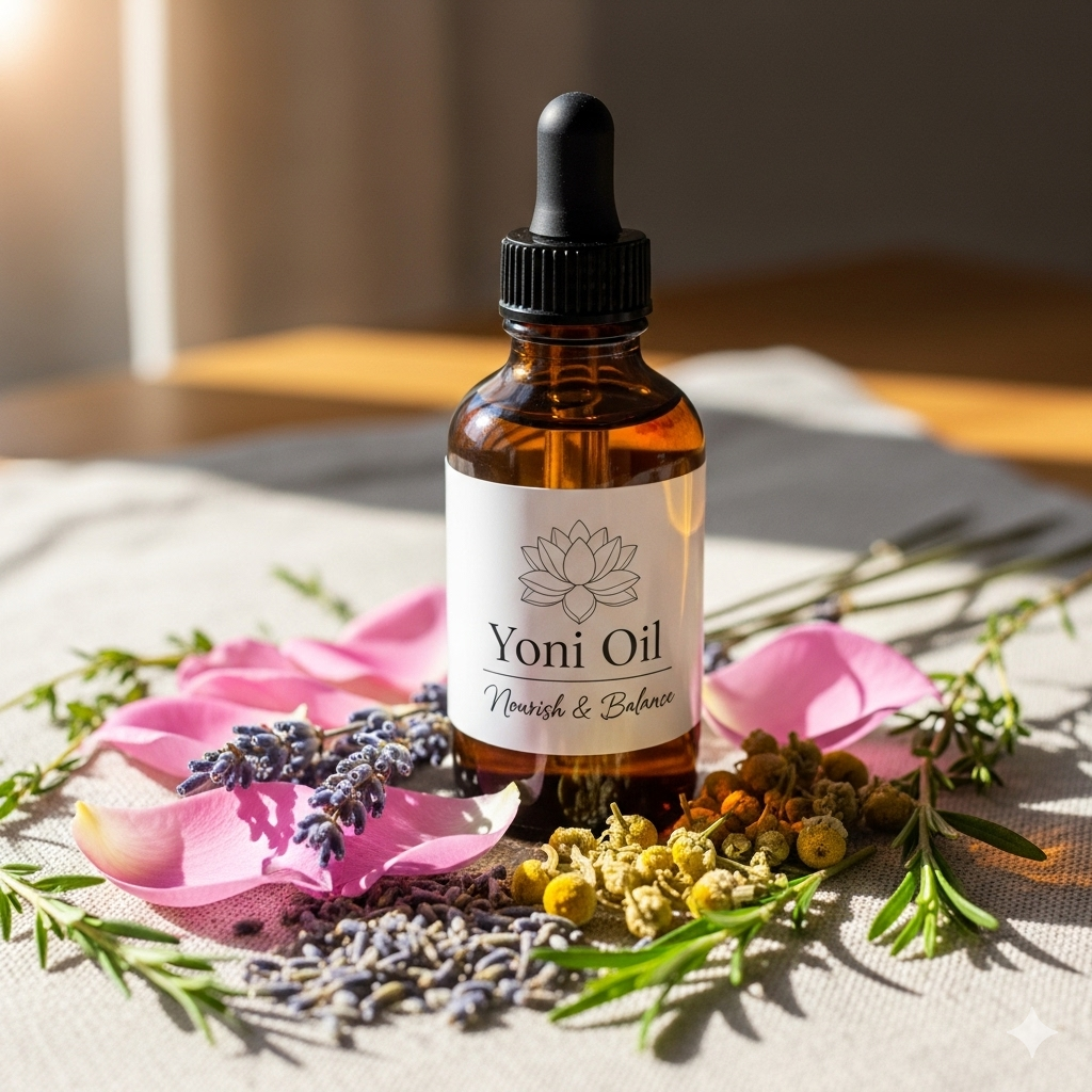 yoni oil and flavoured yoni oils