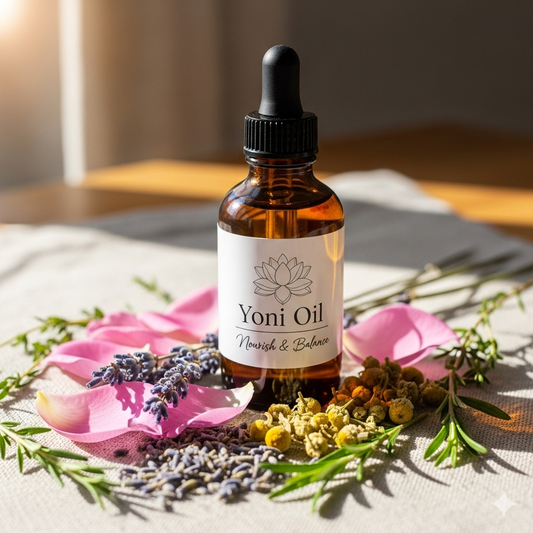 yoni oil and flavoured yoni oils