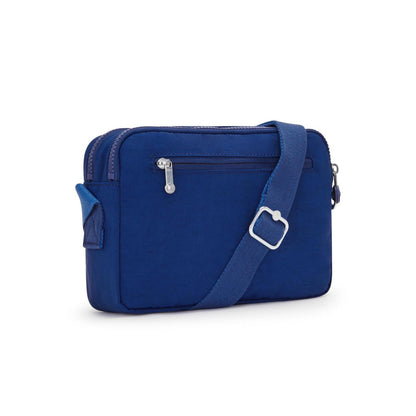 Kipling Abanu Mini Crossbody | Deep Sky Blue Handbag - Shop the Kipling Abanu Mini Crossbody in Deep Sky Blue. Versatile, water-resistant nylon bag with multiple zipped compartments for easy organization and comfort Buy Now at Sacred Remedy