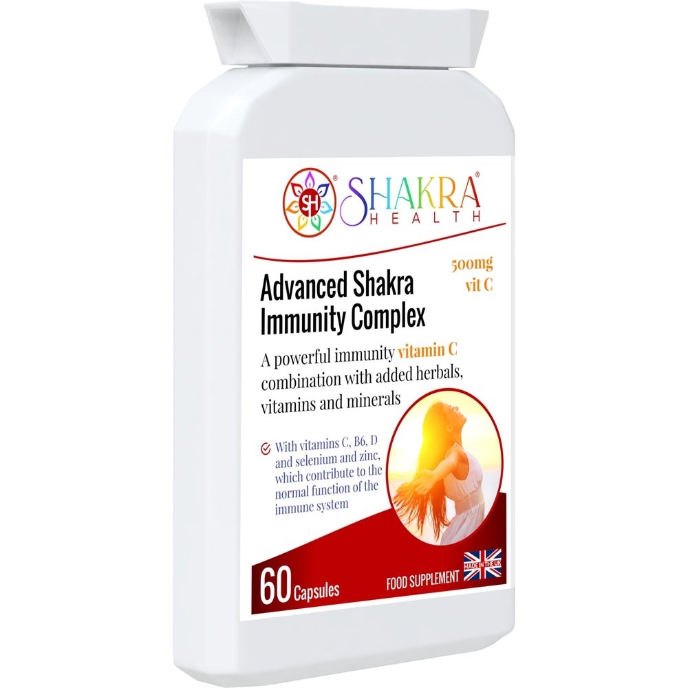 Buy Advanced Shakra Immunity Complex Tablets | All-in-One - Boost your immune system with Advanced Shakra's comprehensive formula. Packed with essential vitamins, minerals, and antioxidants, this all-in-one supplement supports overall health and well-being. Experience enhanced immunity, increased energy, and improved vitality. at Sacred Remedy Online