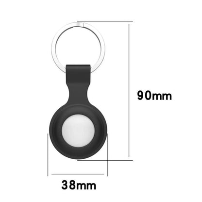 AirTag Silicone Keyring Case - Protective Tracker Holder Hug - Keep your peace of mind with the AirTag Hug. Soft silicone protective keyring case to secure your tracker to keys, bags - pets. Shock absorbing - sleek. Buy Now at Sacred Remedy