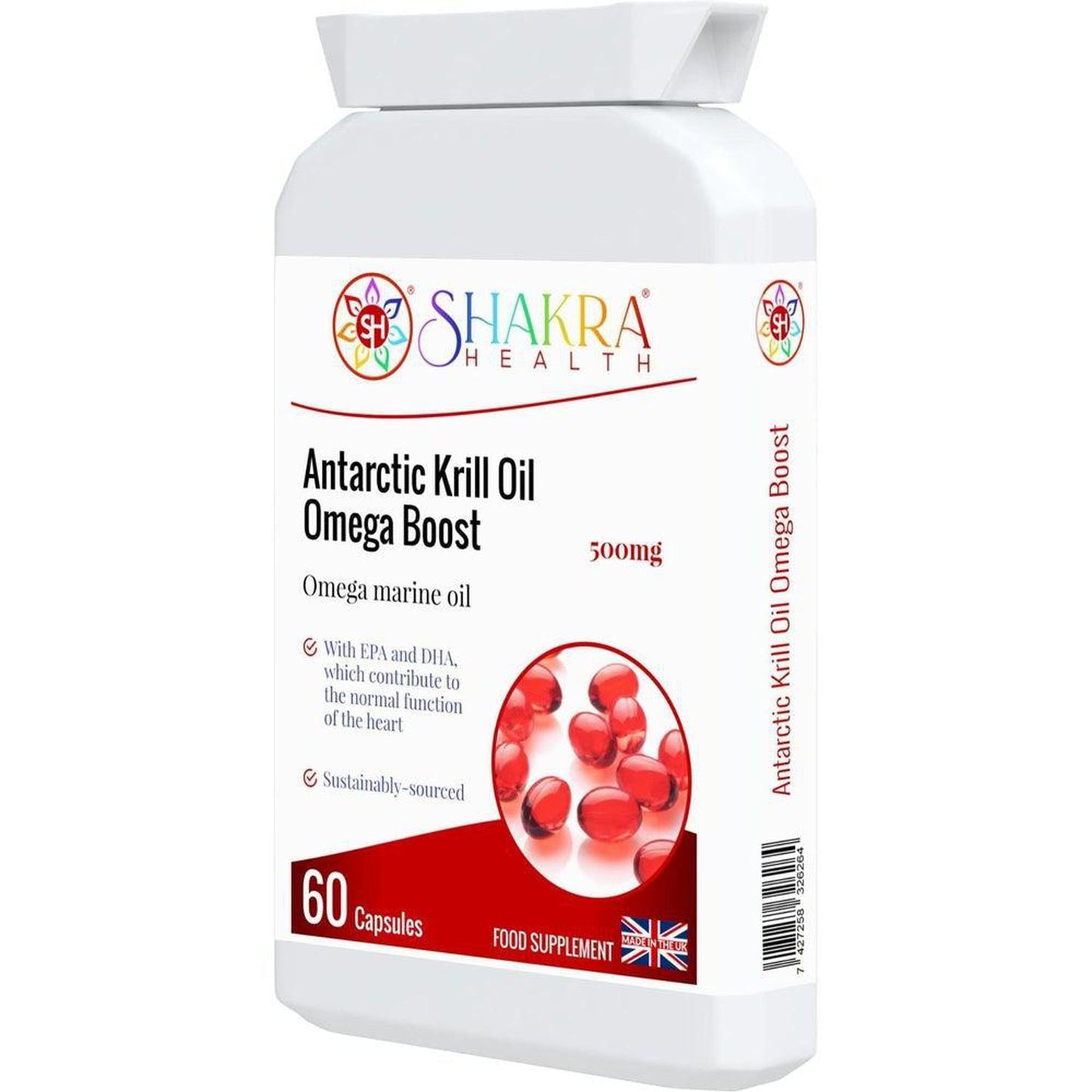 Antarctic Krill Oil Omega Boost Capsules - A Source of Omega 3 - Experience the ocean's bounty with Antarctic Krill Oil Omega Boost Capsules. Packed with essential omega-3 fatty acids, this supplement may support heart health, brain function, and joint comfort. Our pure krill oil formula offers potential absorption benefits compared to traditional fish oil. Buy Now at Sacred Remedy
