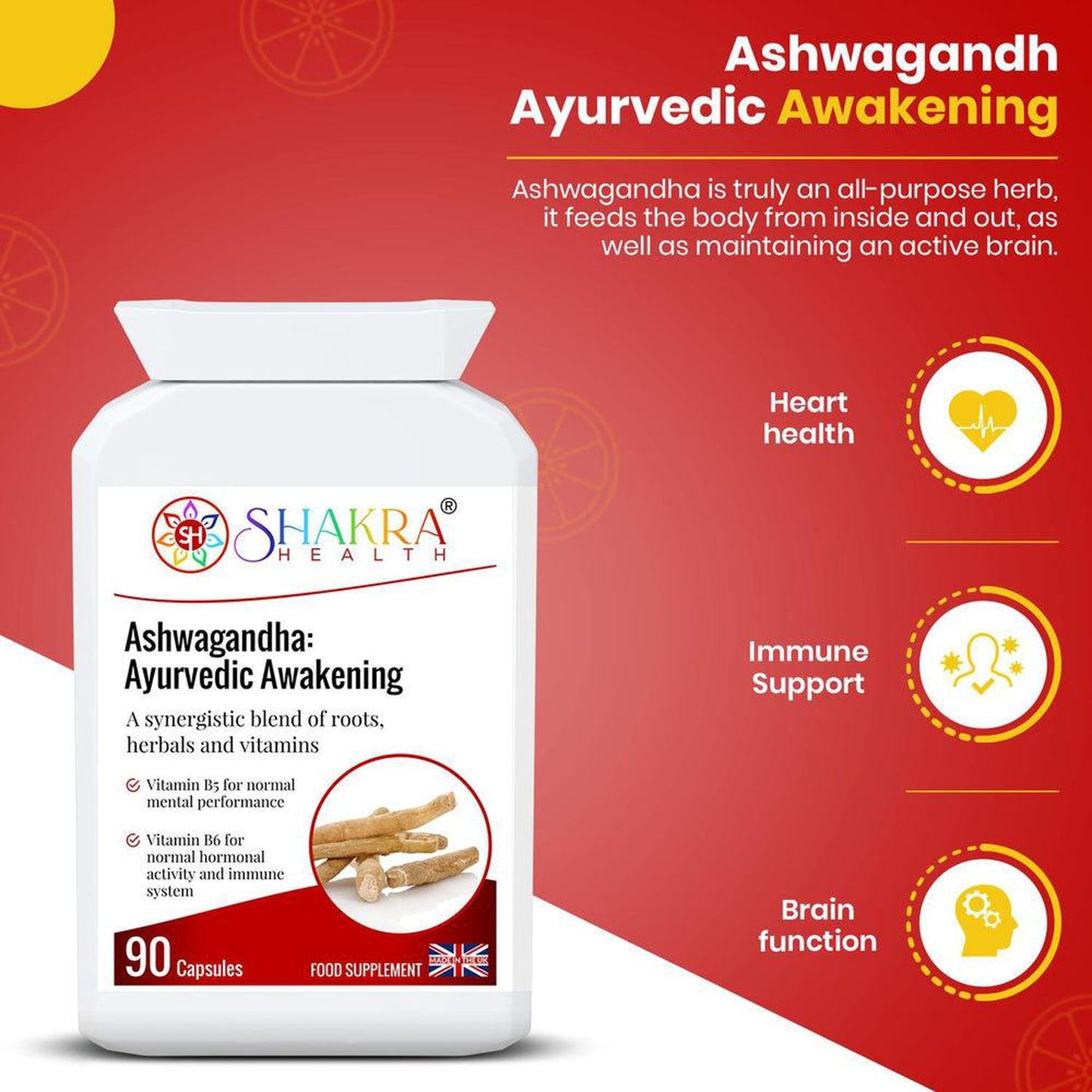 Buy Ashwagandha: Ayurvedic Awakening | Adaptogenic Adrenal Formula - Discover the power of Ashwagandha, a potent adaptogen revered in Ayurvedic medicine for centuries. Our premium Ashwagandha supplement supports stress management, promotes relaxation, and enhances overall well-being. Experience the transformative benefits of this ancient herb and unlock your inner balance. at Sacred Remedy Online