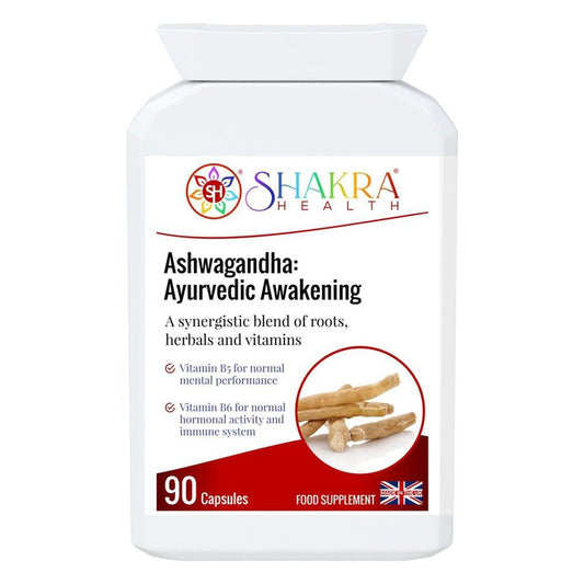 Buy Ashwagandha: Ayurvedic Awakening | Adaptogenic Adrenal Formula - Discover the power of Ashwagandha, a potent adaptogen revered in Ayurvedic medicine for centuries. Our premium Ashwagandha supplement supports stress management, promotes relaxation, and enhances overall well-being. Experience the transformative benefits of this ancient herb and unlock your inner balance. at Sacred Remedy Online