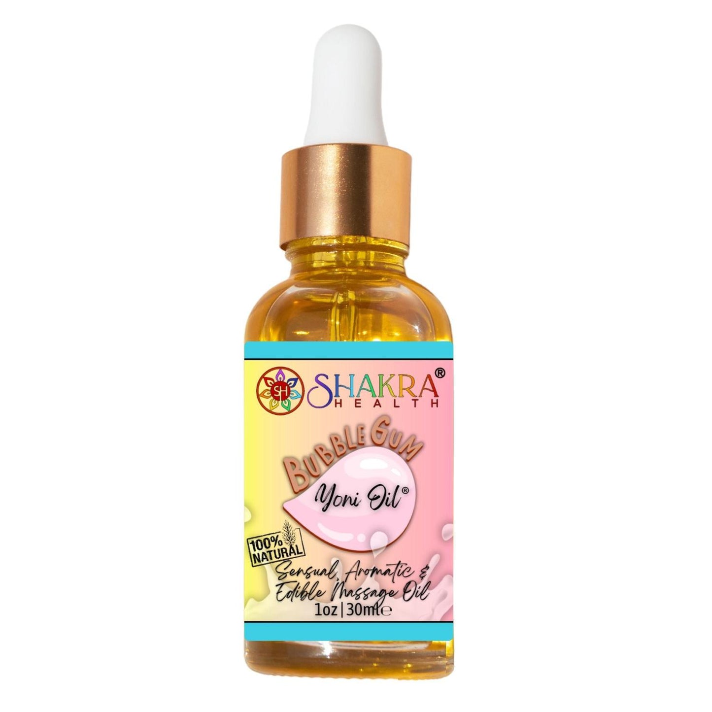 Bubblegum Flavoured Yoni Oil. Natural, Vegan Body Care. - Unleash your confidence with our luxurious LGBTQ+ gender neutral, pH balanced & moisturising, edible Yoni Oil. Celebrate your body with our unique, inclusive, organic product. Discover the secret to ultimate comfort, massage, relaxation & pleasure in this versatile oil. Experience pure bliss. Buy Now at Sacred Remedy