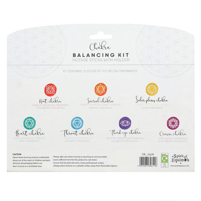 7 Chakra Incense Sticks Gift Set - 70 Sticks with Holder - Harmonise your energy with our 7 Chakra Incense Sticks Gift Set. 70 natural scented sticks with wooden holder for yoga and meditation. Buy now! Buy Now at Sacred Remedy