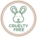 Cruelty Free logo with a rabbit icon on a white background
