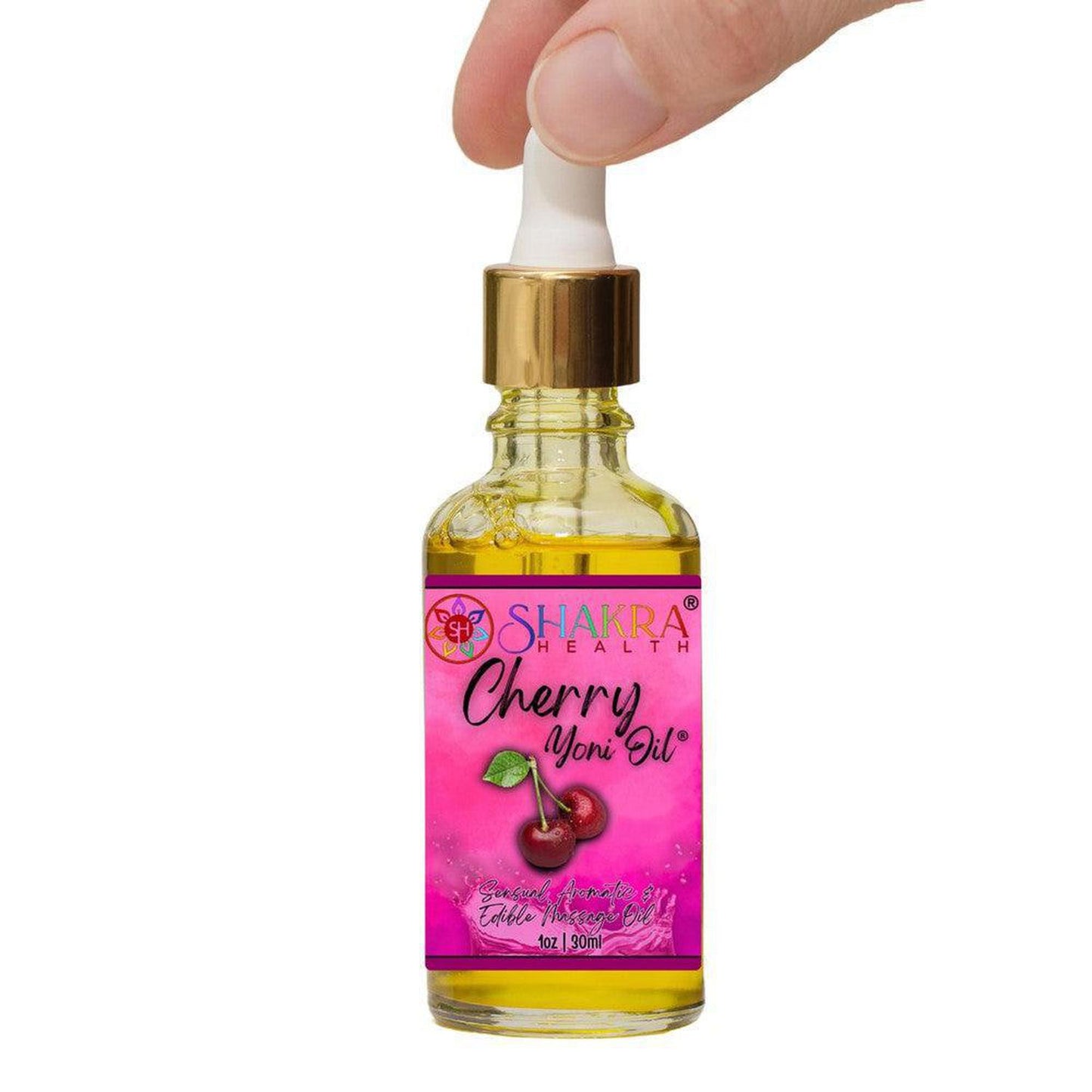 Cherry Flavoured Yoni Oil. Natural, Vegan Body Care. - Unleash your confidence with our luxurious LGBTQ+ gender neutral, pH balanced & moisturising, edible Yoni Oil. Celebrate your body with our unique, inclusive, organic product. Discover the secret to ultimate comfort, massage, relaxation & pleasure in this versatile oil. Experience pure bliss. Buy Now at Sacred Remedy