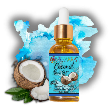 Organic Coconut Yoni Oil - Flavoured, Body, Beard & PH Balance - The ultimate Organic Coconut Yoni Oil! Use for PH balance, massage, aftershave, and as a safe, tasty femme oil. UK made, vegan, and intensely hydrating. Buy Now at Sacred Remedy