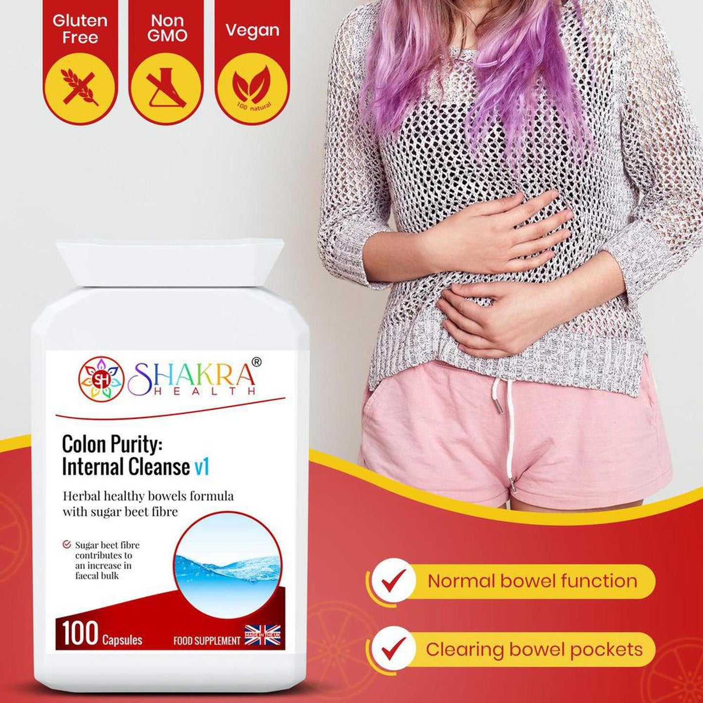 Colon Purity: Internal Cleanse v1 | Powerful Colon Cleanser - Regular colon cleansing is such an important part of a healthier you. The sugar beet fibre in this formula, in particular, contributes to an increase in Buy Now at Sacred Remedy