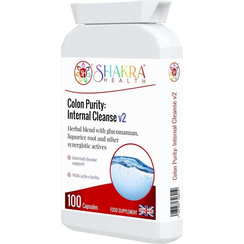 Buy Colon Purity: Internal Cleanse v2 | Gentle Cleanser to Support - Contains a range of active herbal ingredients which help to cleanse the intestinal tract, soften the stool, stimulate the liver and improve peristalsis. at Sacred Remedy Online