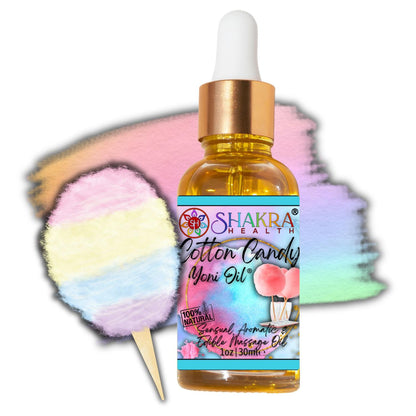 Candy Floss Yoni Oil | Organic Intimate Care, Pleasure & Beard Oil - Organic, Cotton Candy-flavoured Yoni Oil. pH balancing for intimate comfort, massage, beard care & pleasure. UK-made, pure & vegan-friendly. Buy Now at Sacred Remedy