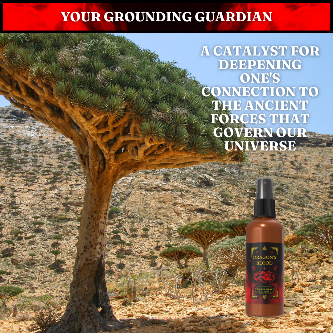 Dragons Blood Smudge Spray | Aura Cleansing & Protection Mist - Organic Dragons Blood Smudge Spray to clear negative energy & protect your aura. Earthy, grounding scent. Vegan, cruelty-free, and smoke-free. Buy Now at Sacred Remedy