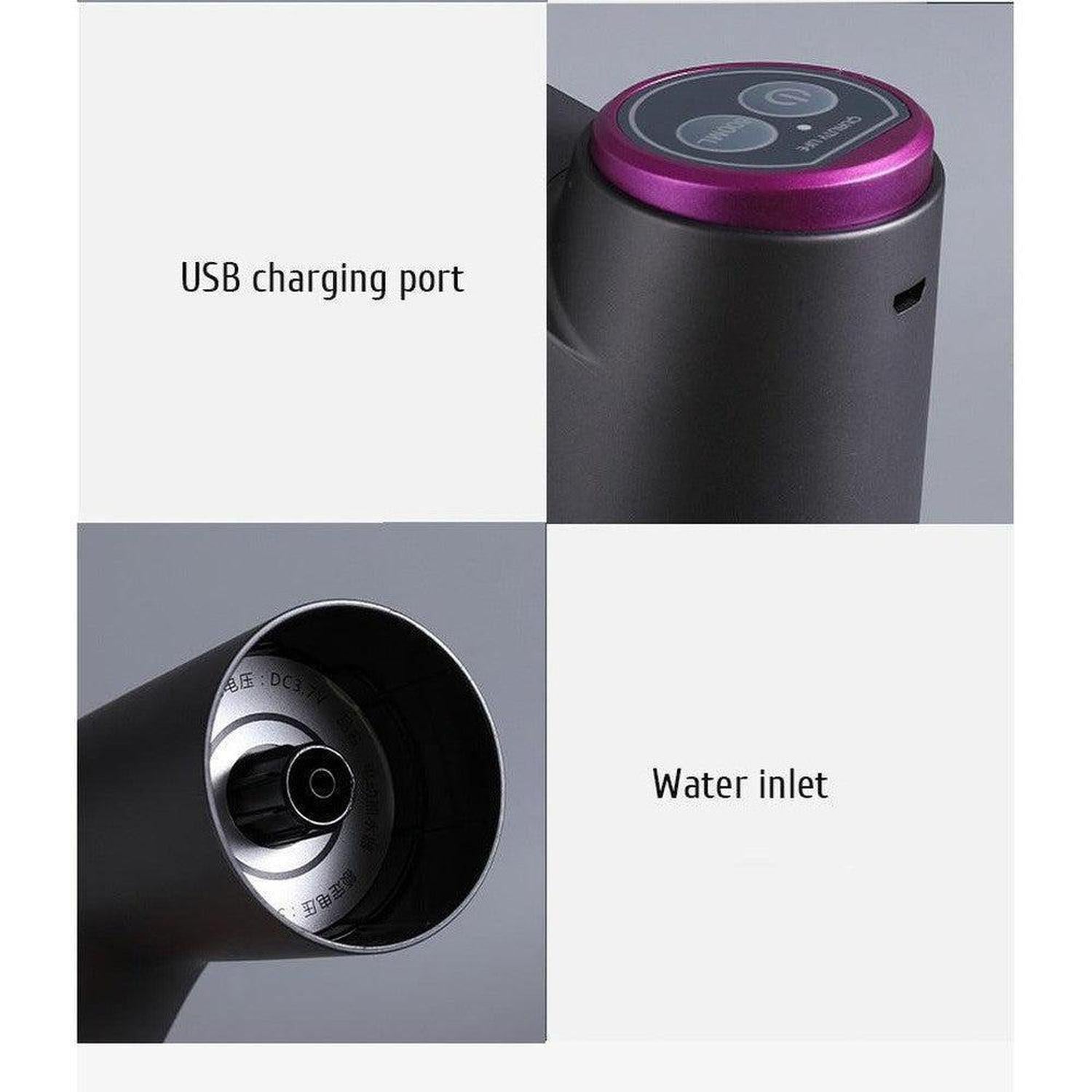 Electric Water Dispenser Tap | Portable USB Rechargeable Pump - Upgrade your hydration with our Electric Water Dispenser Tap. BPA-free, USB rechargeable, and perfect for 3-5 gallon bottles. Reduce plastic waste today. Buy Now at Sacred Remedy