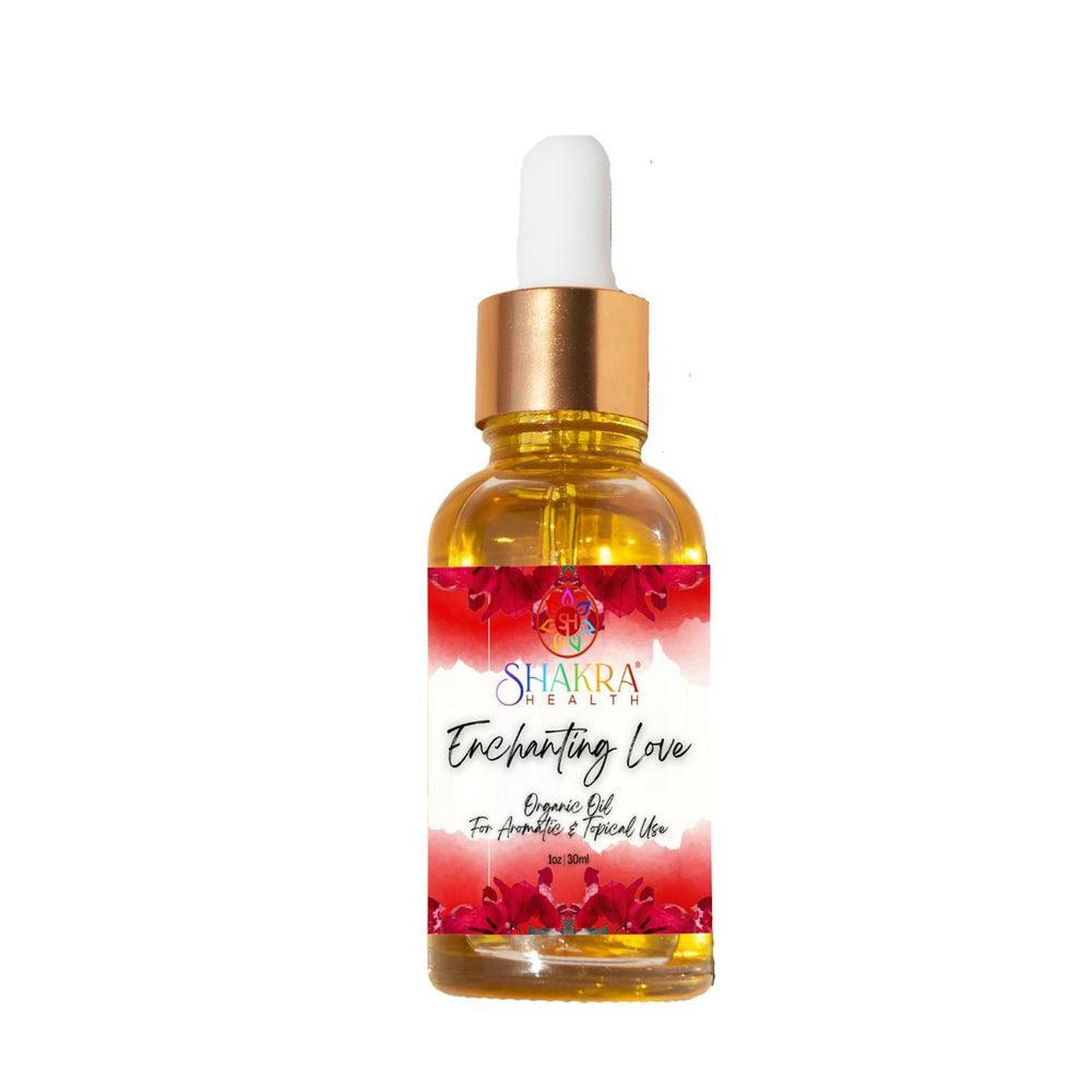 Enchanting Love Ritual Massage Oil | Vegan, Organic, Natural Blend - A powerful and beautifully aromatic magical oil for all works and endeavors related to love, vitality, and passion. You will be able to see the organic ingredients clearly in the blend, including roses! Roses have the highest energetic vibration of any flower, therefore are amazing healers in love. Love Oil on your wrists and behind your ears can help draw in the one you love. Buy Now at Sacred Remedy