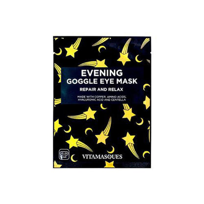 Vegan Evening Goggle Eye Mask | Anti-Aging & Hydrating - Shop the Evening Goggle Eye Mask for anti-aging and deep hydration. Vegan formula with Hyaluronic Acid & Copper reduces puffiness, lines, and dark circles overnight. Buy Now at Sacred Remedy