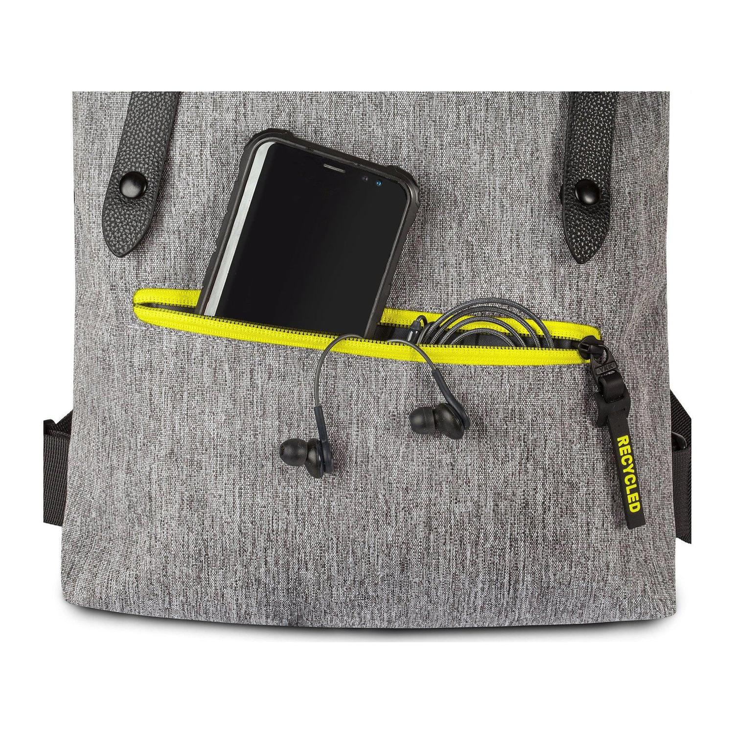 Everyday Backpack 9.5L Black - Recycled, Slim & 14" Laptop Bag - Sleek 9.5L Black Everyday Backpack. Made from recycled PET bottles, slim, water-resistant, with 14" laptop pocket. EasyJet carry-on approved. Buy Now at Sacred Remedy