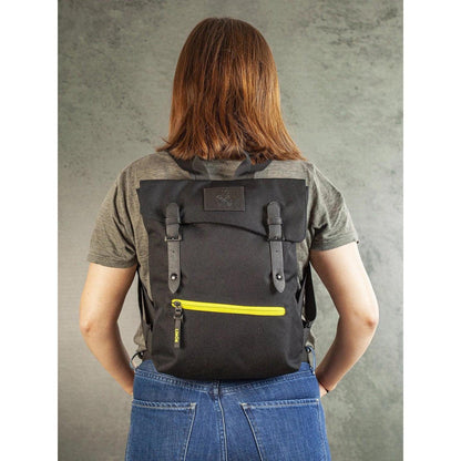 Everyday Backpack 9.5L Black - Recycled, Slim & 14" Laptop Bag - Sleek 9.5L Black Everyday Backpack. Made from recycled PET bottles, slim, water-resistant, with 14" laptop pocket. EasyJet carry-on approved. Buy Now at Sacred Remedy