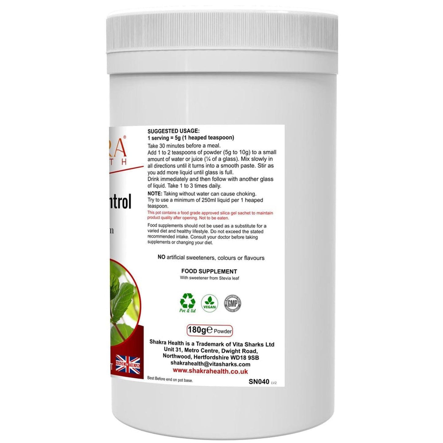 Fibre, Bulk & Body Control | Combination High-Fibre Bowel Cleanser & Weight Loss Blend - An all-in-one dietary fibre based colon cleanser, detoxification and weight loss supplement in a tasty, easy-to-take powder form - a natural solution for constipation, body waste cleansing and shape-up support with a special combination of psyllium husks, L-Glutamine, prebiotics, probiotics, gut-soothing herbs and stev Buy Now at Sacred Remedy