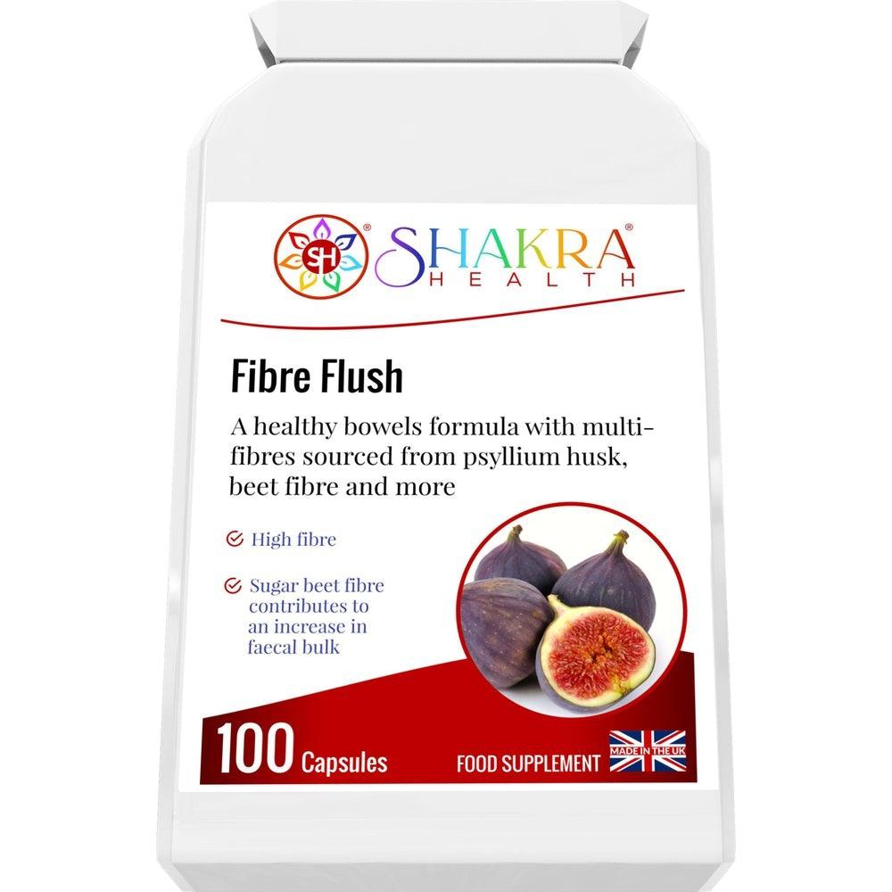 Buy Fibre Flush | Multi-Fibre Nutritional Formula. Soluble & Insoluble Fibre for Faecal Bulk & Regularity - Gentle & natural constipation relief as well as other intestinal problems. A good source of soluble dietary fibre. Fibre is not absorbed by the body but passes through, adding bulk and water to stools and making them easier to pass. at Sacred Remedy Online