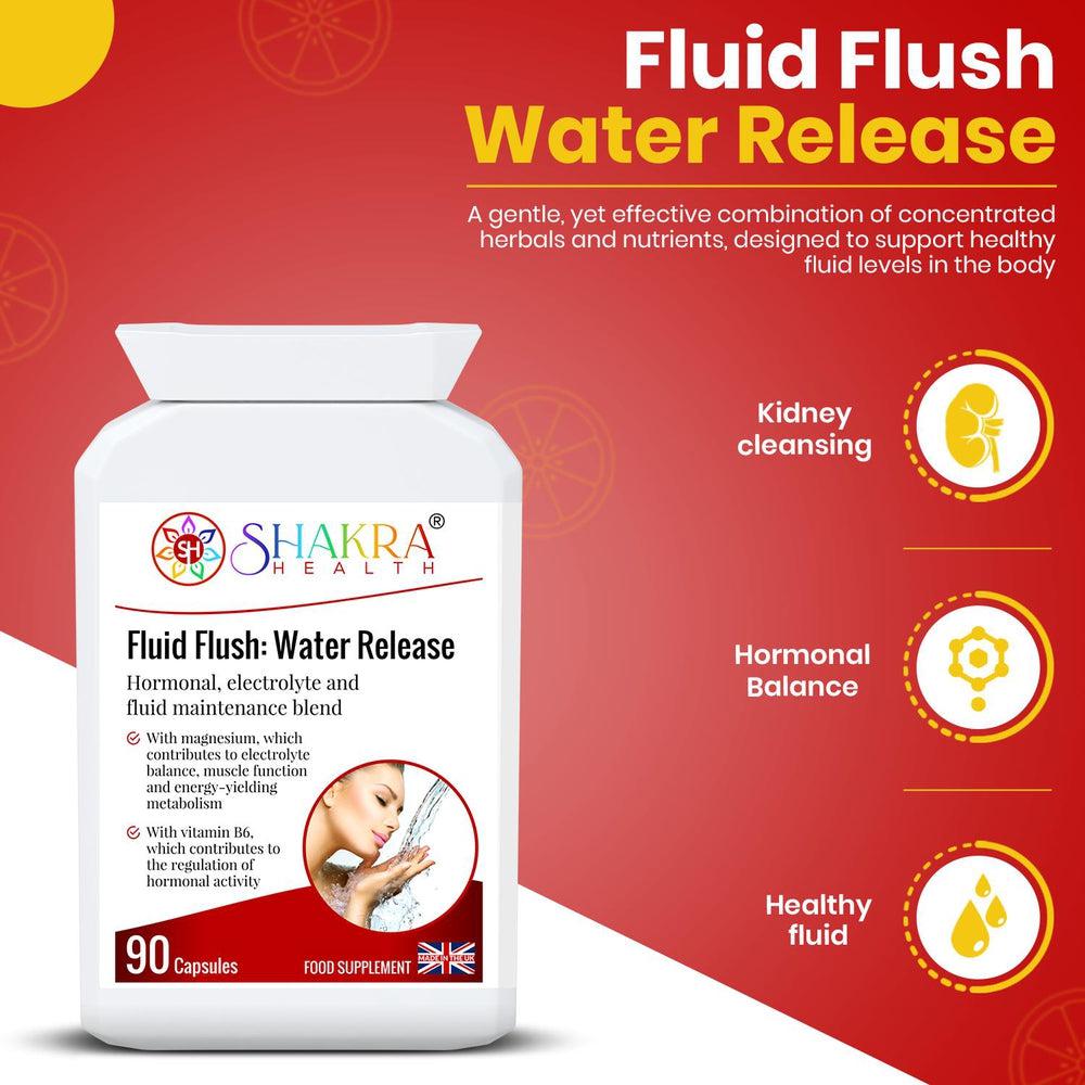 Buy Fluid Flush: Water Release Capsules | Fluid Balance Support & Natural Herbal Water Tablets - This supplement encourages the body's natural elimination of stored water and waste via the kidneys. at Sacred Remedy Online