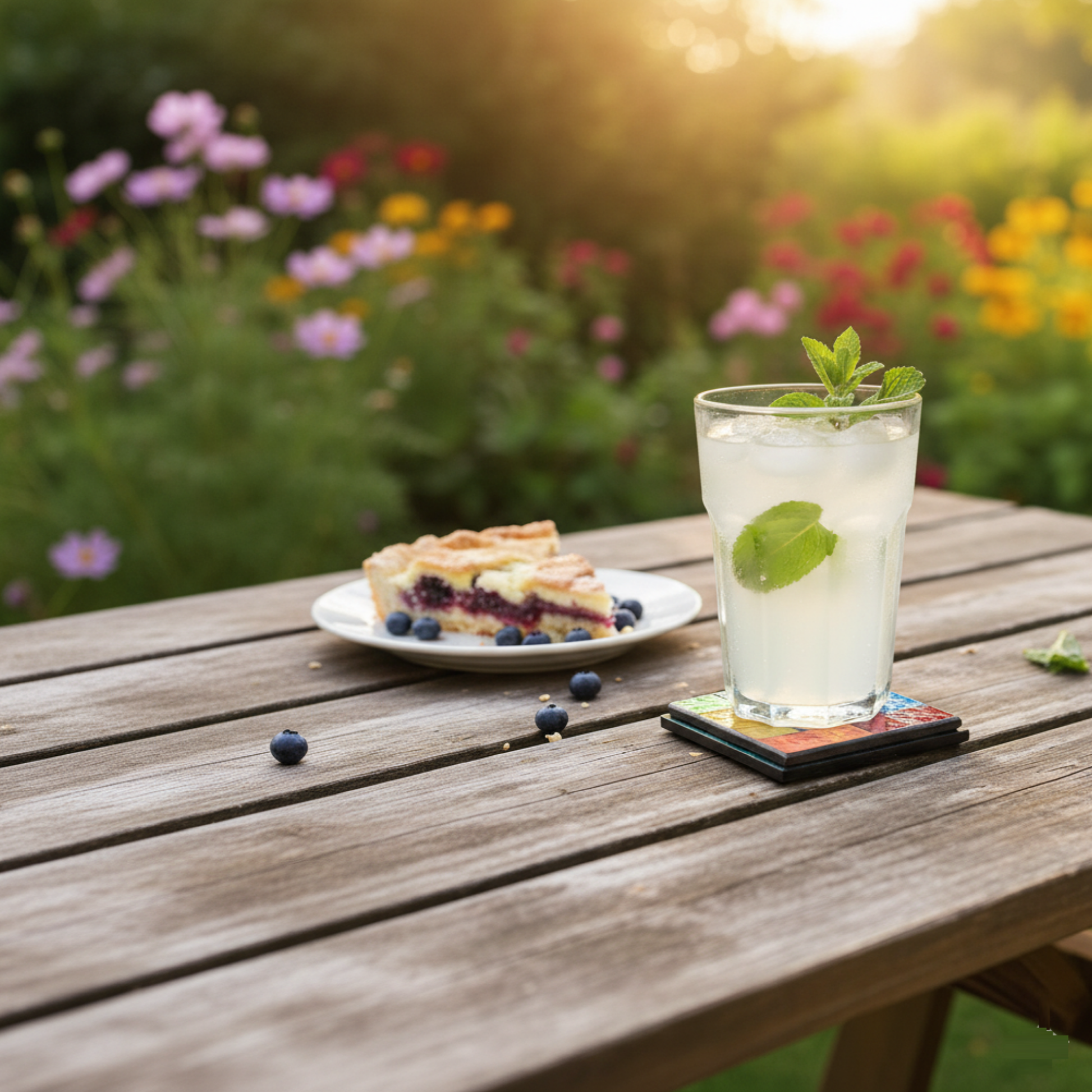 Rainbow Mosaic Coasters Set | Fair Trade Handcrafted Set of 4 - Protect your furniture in style! Shop our set of 4 vibrant, fair trade Rainbow Radiance Mosaic Coasters. Handcrafted, unique, and perfect for adding ethical flair to your home. Buy Now at Sacred Remedy
