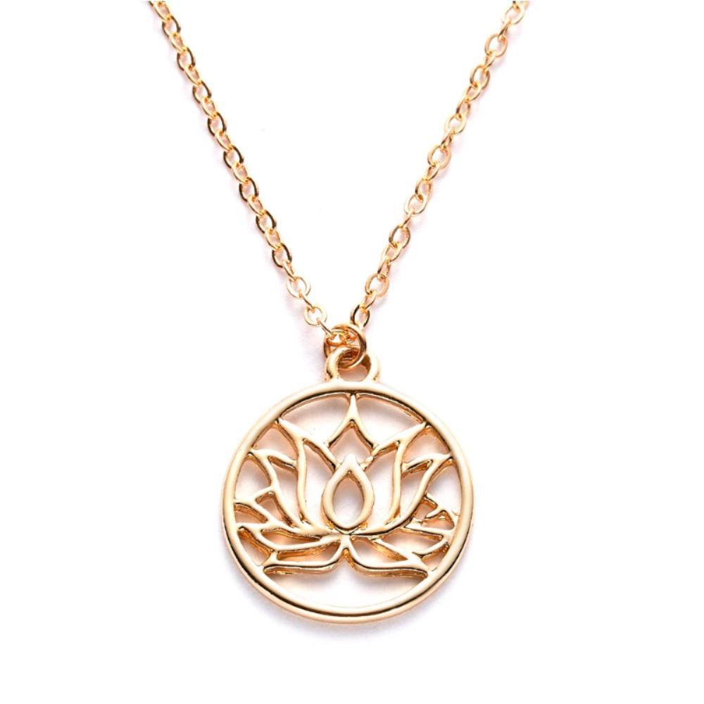 Buy Good Karma Necklaces Gold Hamsa Hand, Om, Lotus, Jewelery Gifts - Good Karma Necklaces are based on the Law of Attraction. By wearing them, you're keeping Good Karma close to your heart and soul - It helps to remind us of what is important. And yes, a simple piece of minimalist jewelery that you wear each day can be your reminder of what is important to you! at Sacred Remedy Online