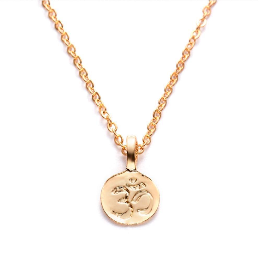 Buy Good Karma Necklaces Gold Hamsa Hand, Om, Lotus, Jewelery Gifts - Good Karma Necklaces are based on the Law of Attraction. By wearing them, you're keeping Good Karma close to your heart and soul - It helps to remind us of what is important. And yes, a simple piece of minimalist jewelery that you wear each day can be your reminder of what is important to you! at Sacred Remedy Online