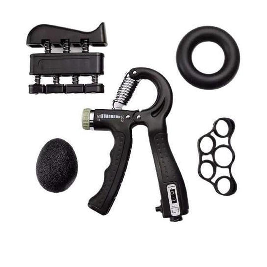 Buy Grip Strength Trainer - 5 Piece Workout Kit | Stroke Recovery Aid - Great for stroke rehabilitation and recovery. The 5 piece hand grip strengthener set targets different hand muscle groups, improves finger and hand strength and dexterity for better performance. Helping with daily exercise of hand muscles this strengthener will leave you feeling a noticeable improvement of your hand, post wrist injuries, arthritis, carpal tunnels, tendonitis, fractures, wrist fractures and tendon surgery etc. Ergonomica