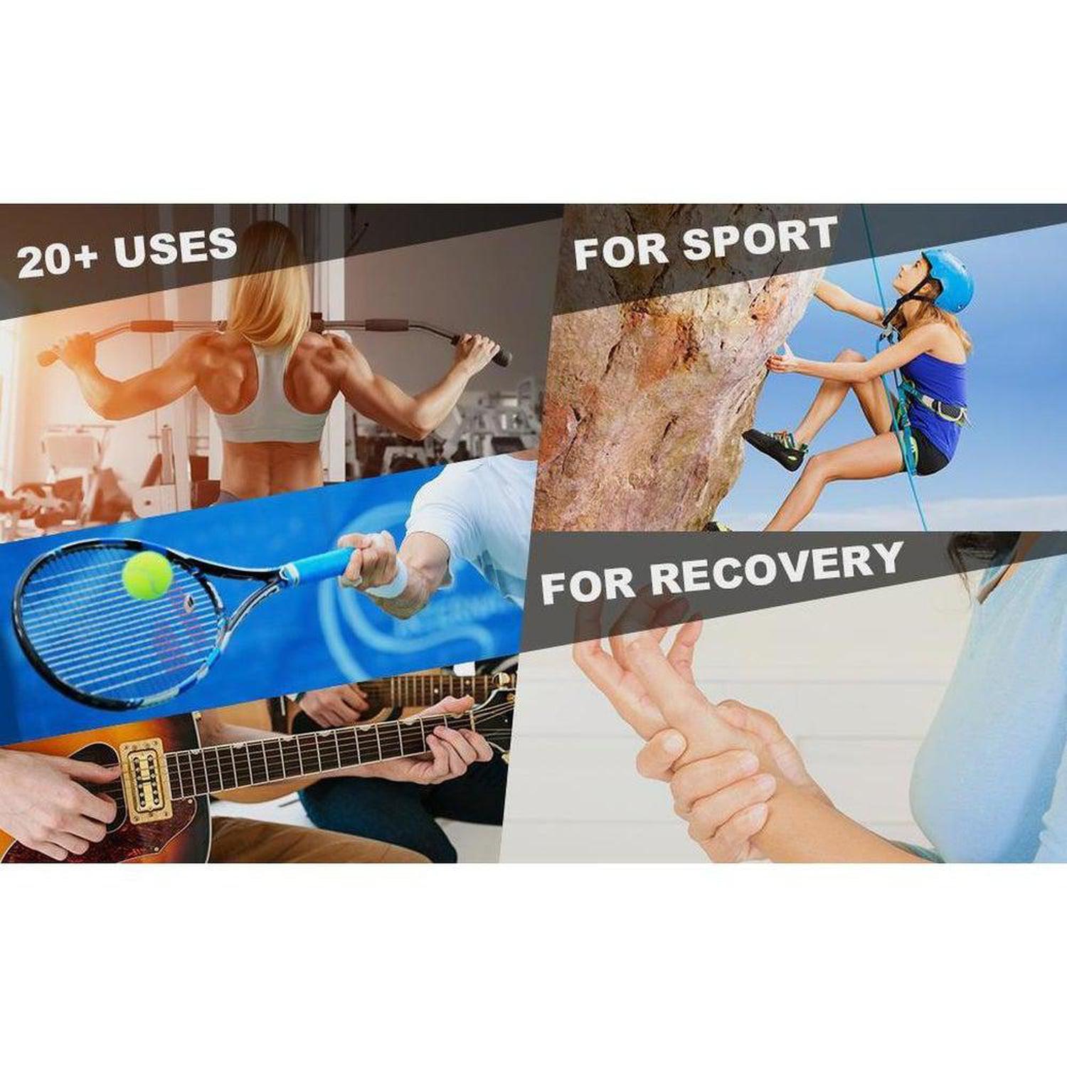 5-Piece Hand Grip Strengthener Kit | Forearm & Rehab - 5-Piece Hand Grip Kit with adjustable 5-60kg resistance & rep counter. Essential for rehab, athletes & muscle memory. Includes storage bag. Buy Now at Sacred Remedy