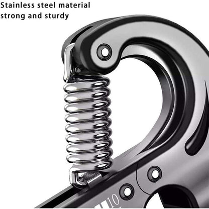 5-Piece Hand Grip Strengthener Kit | Forearm & Rehab - 5-Piece Hand Grip Kit with adjustable 5-60kg resistance & rep counter. Essential for rehab, athletes & muscle memory. Includes storage bag. Buy Now at Sacred Remedy