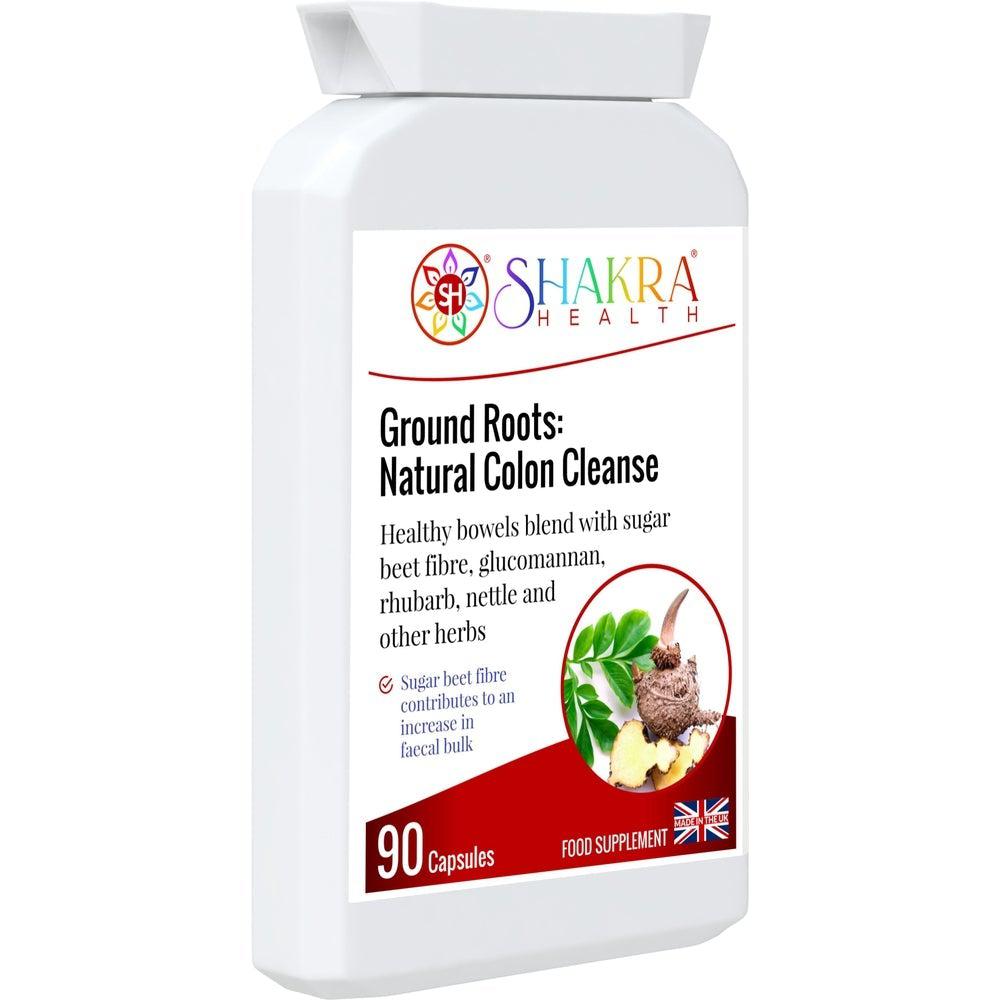 Buy Ground Roots: Natural High Strength Colon Cleanser | Fast Acting Constipation Relief - A fast-acting colon cleanser, designed for the chronically constipated in need of strong treatment for a blocked bowel. Purgatives have been combined with carminatives to prevent griping. It is also a powerful intestinal cleanser, which will "blast loose" residual intestinal congestion and get any bowel cleanse program at Sacred Remedy Online