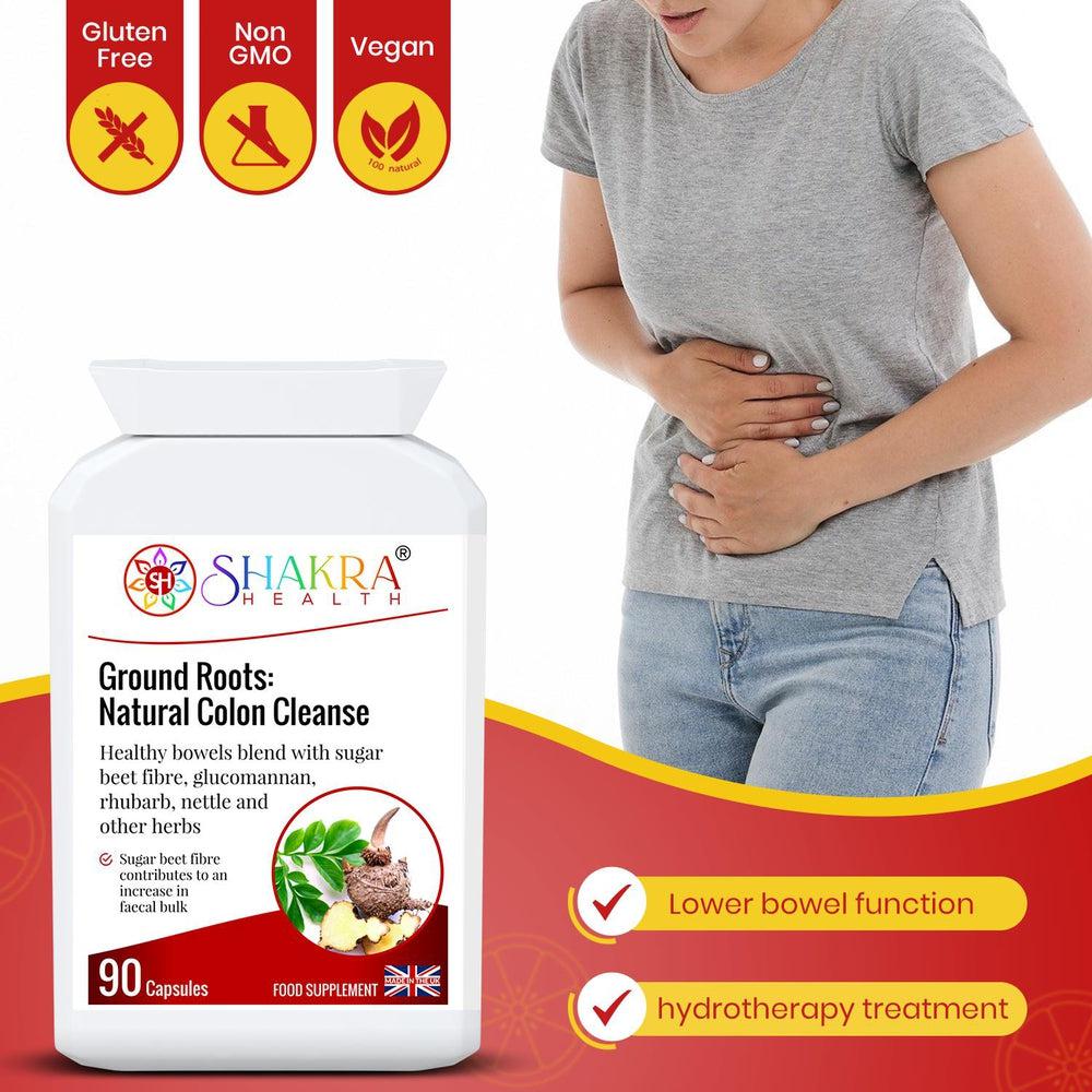 Buy Ground Roots: Natural High Strength Colon Cleanser | Fast Acting Constipation Relief - A fast-acting colon cleanser, designed for the chronically constipated in need of strong treatment for a blocked bowel. Purgatives have been combined with carminatives to prevent griping. It is also a powerful intestinal cleanser, which will "blast loose" residual intestinal congestion and get any bowel cleanse program at Sacred Remedy Online