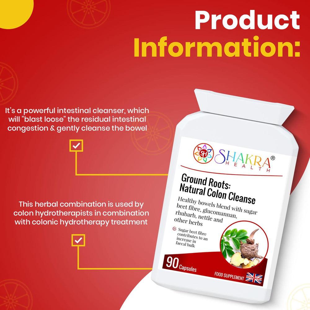 Buy Ground Roots: Natural High Strength Colon Cleanser | Fast Acting Constipation Relief - A fast-acting colon cleanser, designed for the chronically constipated in need of strong treatment for a blocked bowel. Purgatives have been combined with carminatives to prevent griping. It is also a powerful intestinal cleanser, which will "blast loose" residual intestinal congestion and get any bowel cleanse program at Sacred Remedy Online