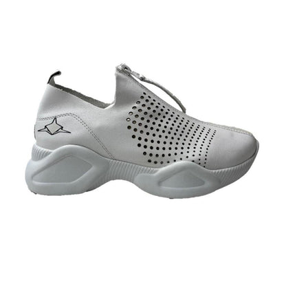 Harmony Leather Sneakers | Full Zip & Breathable Comfort - 100% Leather Harmony Sneakers offer instant, shock-absorbing comfort with a unique full-zip closure. Breathable, durable, and zero break-in needed. Buy Now at Sacred Remedy