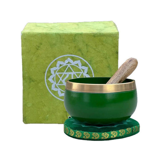 'Sacral' Chakra Singing Bowl Set. Raise your inner Vibrational Sound - Experience the profound effects of sound healing with the Heart Chakra Singing Bowl Set! This beautiful set is designed to balance and energize your heart chakra, promoting feelings of love, compassion, and inner peace. Buy Now at Sacred Remedy