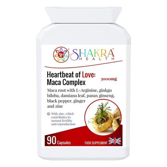 Buy Heartbeat of Love: Maca Complex | Sexual Health & Fertility Superfood Formula - Maca is an amazing spiritual superfood, growing at extremely high altitudes (7000ft and above) in the Peruvian Mountains. It’s very hardy, with powerful adaptogenic properties. An adapotgen is something that helps you cope in stressful situations – whether spiritually, physically, mentally and energetically. at Sacred Remedy Online