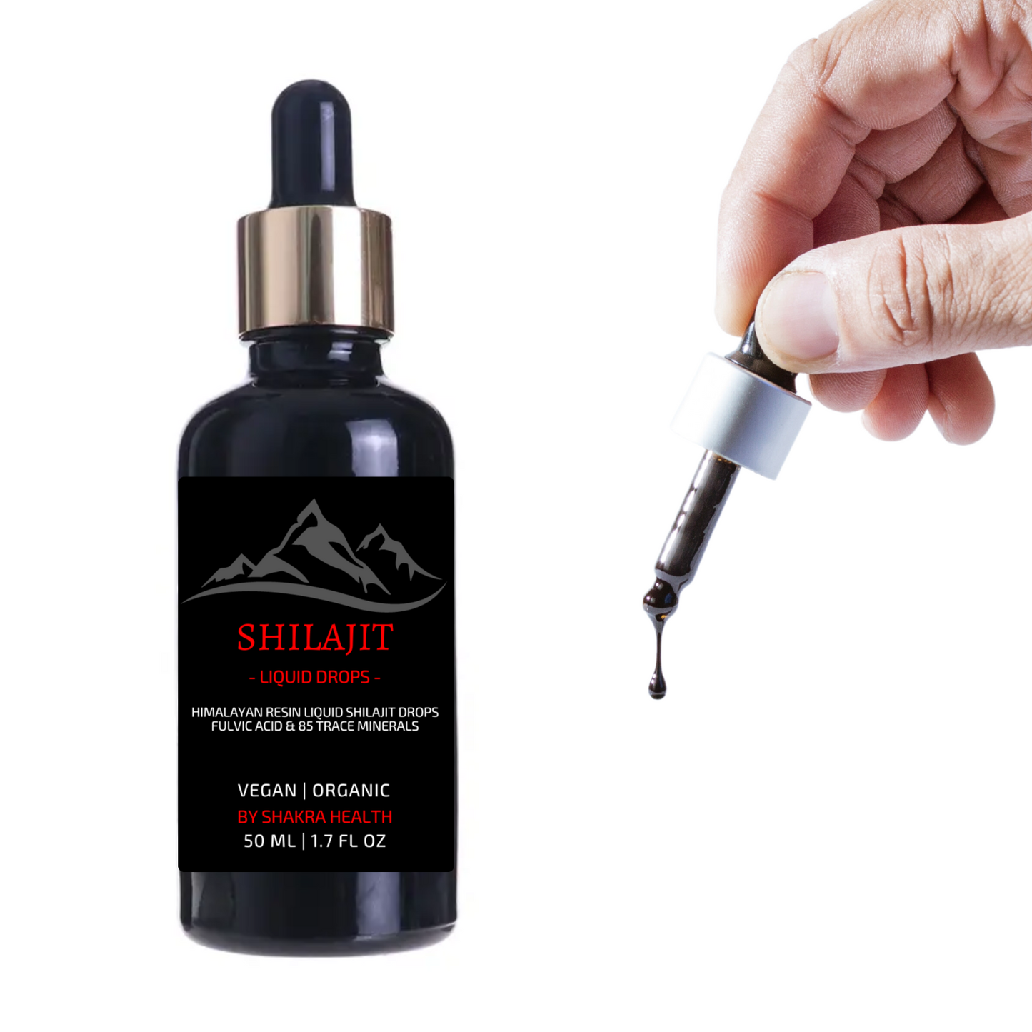 Buy Himalayan Shilajit Liquid Drops [50ml] Lab Tested for Heavy Metals - Give your body a natural edge with fulvic compounds, plant-based trace minerals & more to support energy, immunity & detox. Our Shilajit is Lab Tested & Filtered using Patent technology (to keep all vital Minerals packed in the bottle including Fulvic Acid) removing heavy metals, toxins & pollutants so you can feel your best with ease. Take it Daily - Let it Build up in Your System - Feel the Insane Energy Uplift around day 4 onward. A