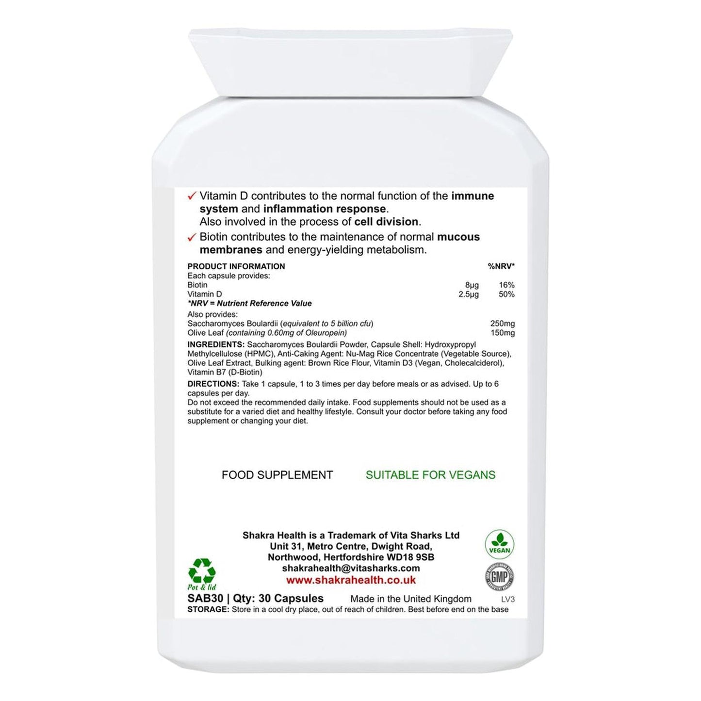 Internal Tranquility | Balance Gut Flora with Saccharomyces Boulardii Probiotic Yeast - Restore Gut Balance & Digestive Harmony. Ideal for use following antibiotics, travelling abroad & after colonic hydrotherapy treatments. A powerful, yet gentle, approach to supporting your digestive health. This daily supplement features a high dose of this beneficial, probiotic yeast strain. Buy Now at Sacred Remedy