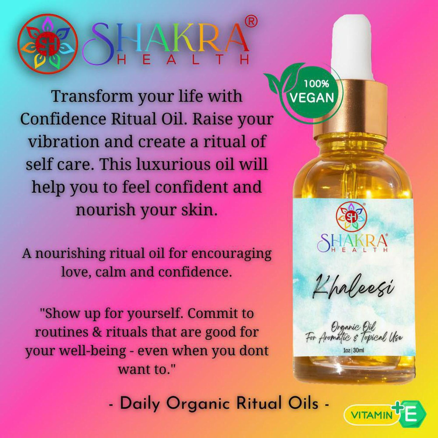 Khaleesi: Empowering Ritual Oil for the Modern Queen - Embrace your strength and femininity with Khaleesi Ritual Oil! Inspired by the Mother of Dragons, this handcrafted oil blend is designed to awaken your inner power and connect you with your divine feminine energy. Buy Now at Sacred Remedy