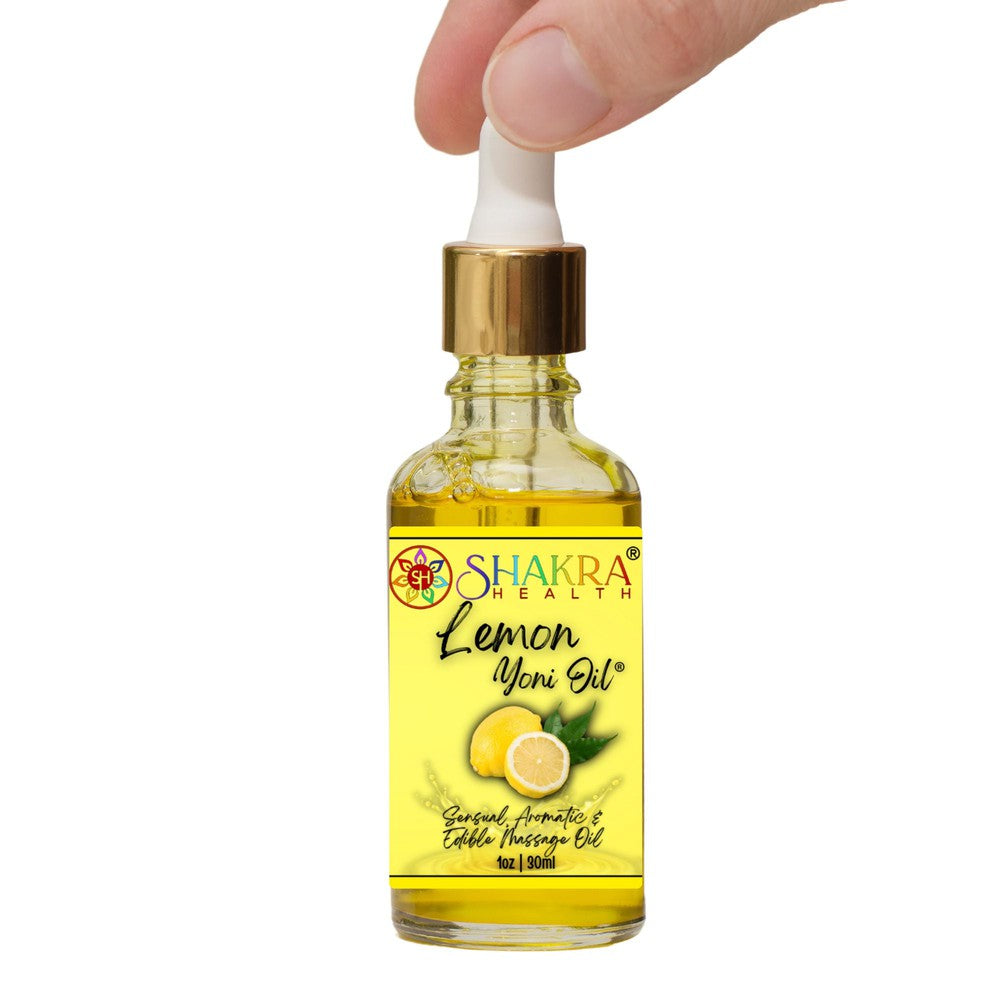 Buy Lemon Flavoured Yoni Oil. Natural, Vegan Body Care. - Unleash your confidence with our luxurious LGBTQ+ gender neutral, pH balanced & moisturising, edible Yoni Oil. Celebrate your body with our unique, inclusive, organic product. Discover the secret to ultimate comfort, massage, relaxation & pleasure in this versatile oil. Experience pure bliss. at Sacred Remedy Online