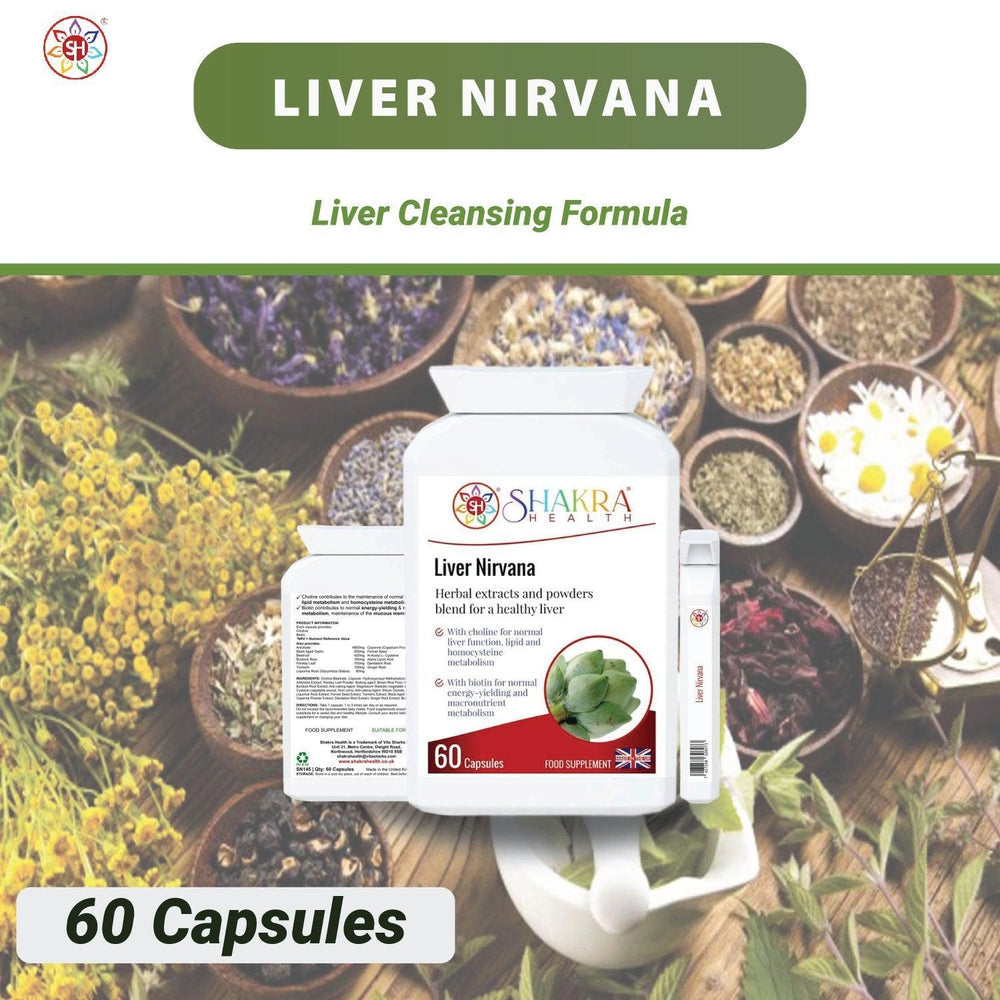 Buy Liver Nirvana | Stimulate, Flush & Cleanse. Congested Liver & Gallbladder Support Blend - Overexposure to toxins such as alcohol, prescription or recreational drugs, environmental pollutants etc, can adversely impact the liver. Cleanse your liver & gallbladder. Stimulate, flush, cleanse & protect. If you thought milk thistle worked well, this formula will "blitz" internal congestion & toxins. at Sacred Remedy Online