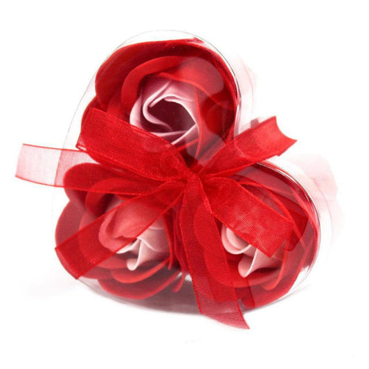 Luxury Soap Flowers in Heart Box - Red Roses, Valentines Day Gifts - These realistic soap flowers are delicately arranged in a heart-shaped box, adding a touch of luxury to your self-care routine. Perfect as a gift for yourself or a loved one. (Suds up some romance!) A thoughtful & meaningful gift for your love on Valentine's Day, Mother's Day, Christmas, Anniversary, Birthday etc. Buy Now at Sacred Remedy