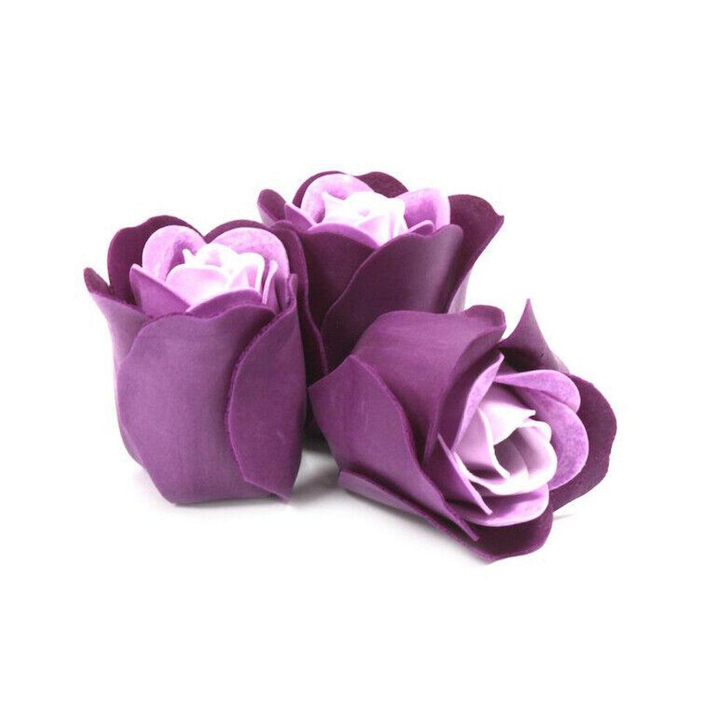 Luxury Soap Flowers in Heart Box - Lavender Roses, Valentines Day Gift - The perfect addition to a relaxing romantic bath with a beautiful aroma! They almost look like real flowers! Enjoy colourful water & great scent. A thoughtful & meaningful gift for your love on Valentine's Day, Mother's Day, Christmas, Anniversary, Birthday etc. It leaves your skin soft, silky & smelling wonderfully fresh. These Bath Flowers are a stunning gift, sure to delight. Buy Now at Sacred Remedy