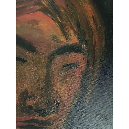 Man in Lockdown | Original signed Artwork Painting with COA - Original signed "Man in Lockdown" Acrylic art (16x12"). Unique contemporary painting capturing emotions of isolation & resilience. Great gift idea. Buy Now at Sacred Remedy