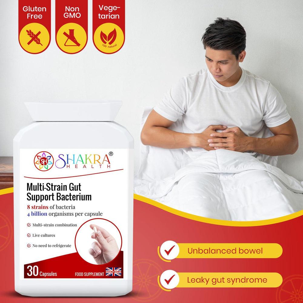 Buy Multi-Strain Gut Support Bacterium | Full Spectrum Support of Upper & Lower Bowel - Looking to optimize your digestive health and well-being? Look no further than Multi-Strain Gut Support Bacterium! This potent formula combines a diverse blend of beneficial bacteria to create a thriving gut microbiome. at Sacred Remedy Online