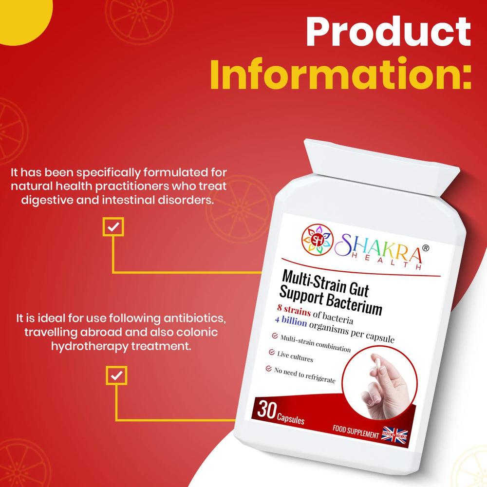 Buy Multi-Strain Gut Support Bacterium | Full Spectrum Support of Upper & Lower Bowel - Looking to optimize your digestive health and well-being? Look no further than Multi-Strain Gut Support Bacterium! This potent formula combines a diverse blend of beneficial bacteria to create a thriving gut microbiome. at Sacred Remedy Online